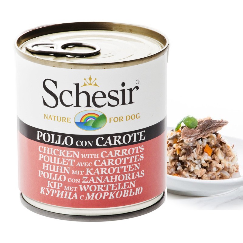 SCHESIR DOG CANNED FOOD 285G