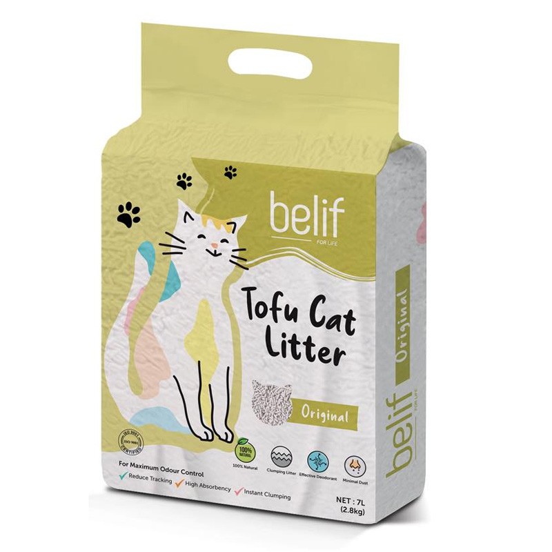 BELIF TOFU CAT LITTER 2.8KG